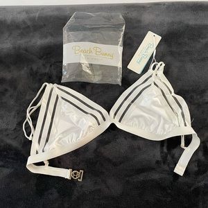 Beach Bunny white swimsuit top